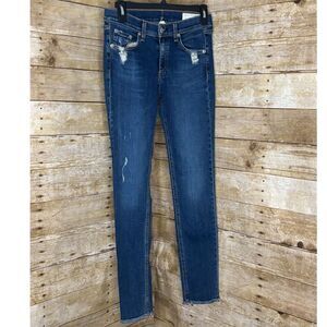 RAG & BONE CASUAL CLASSIC EVERYDAY MID RISE MINIMAL EVERYDAY WEAR JEANS SIZE 27